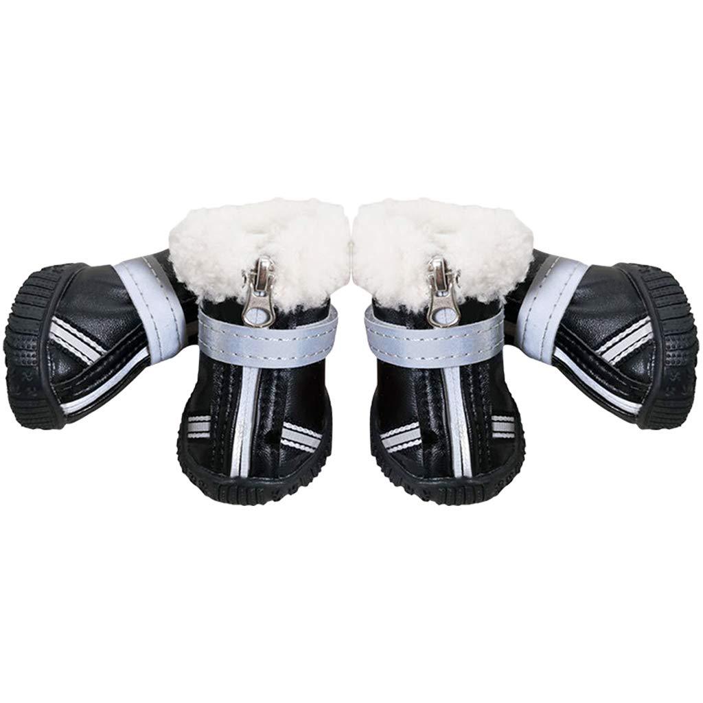 [Australia] - Hony Dog Boots Dog Shoes Paw Protector Pet Shoes Anti-Slip Waterproof Winter Warm 