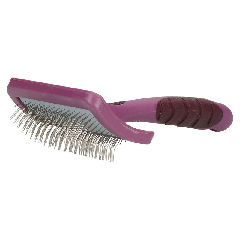 Rosewood Slicker Brush With Ergonomic Hand Grip Dog Cat Pet Grooming (Small) - PawsPlanet Australia