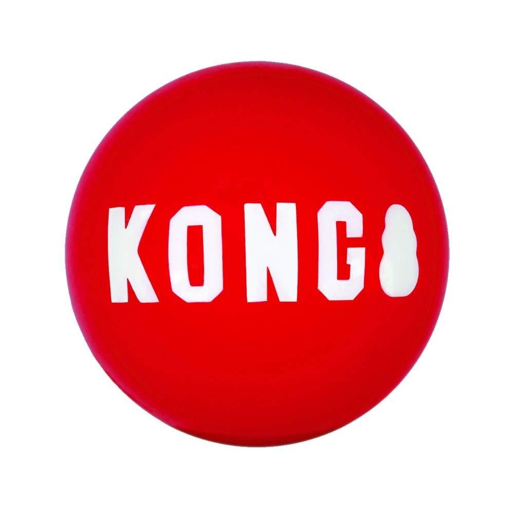 KONG Signature Balls 2-pk Sm, S, Red - PawsPlanet Australia