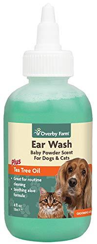 Overby Farm Ear Wash Liquid for Cats and Dogs, 118 ml - PawsPlanet Australia