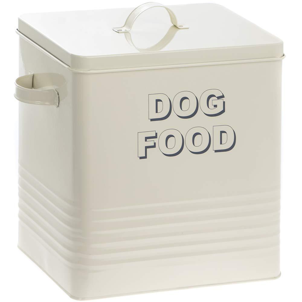 Lesser & Pavey Sweet Home Large Dog Food Container, Cream - PawsPlanet Australia