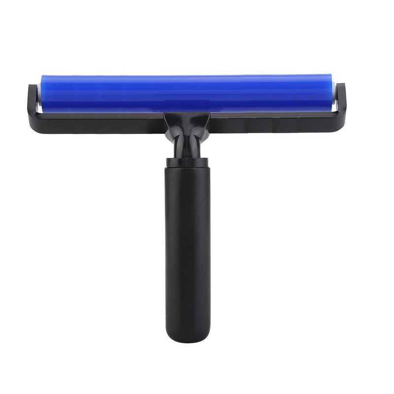 Dust Removal Sticky Silicone Wheel Sticky Roller Anti-static Manual Roller Brush Manual Cleaner Tool Four Sizes Blue(8") 8" - PawsPlanet Australia