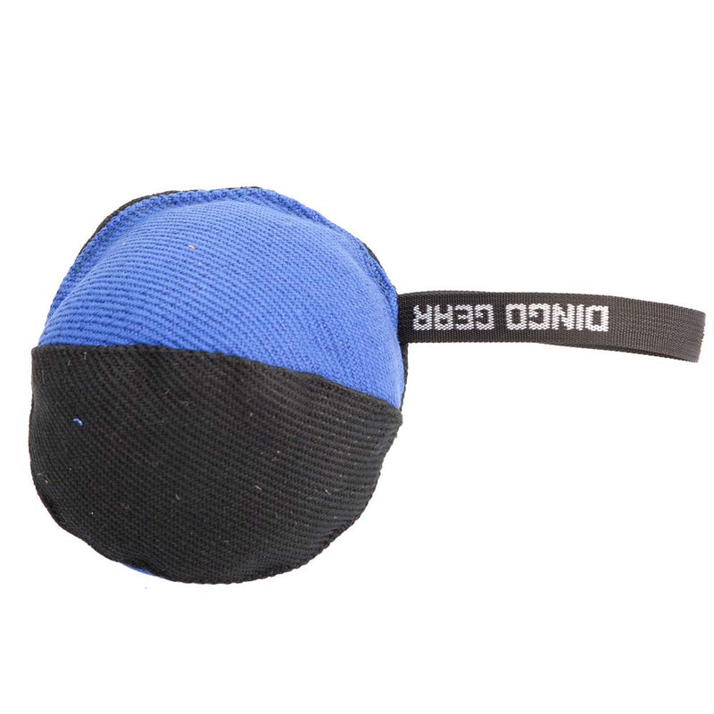DINGO GEAR Dog Tug Ball Ø 16 cm Bite Training IGP K9 Fun Blue S02792 - PawsPlanet Australia