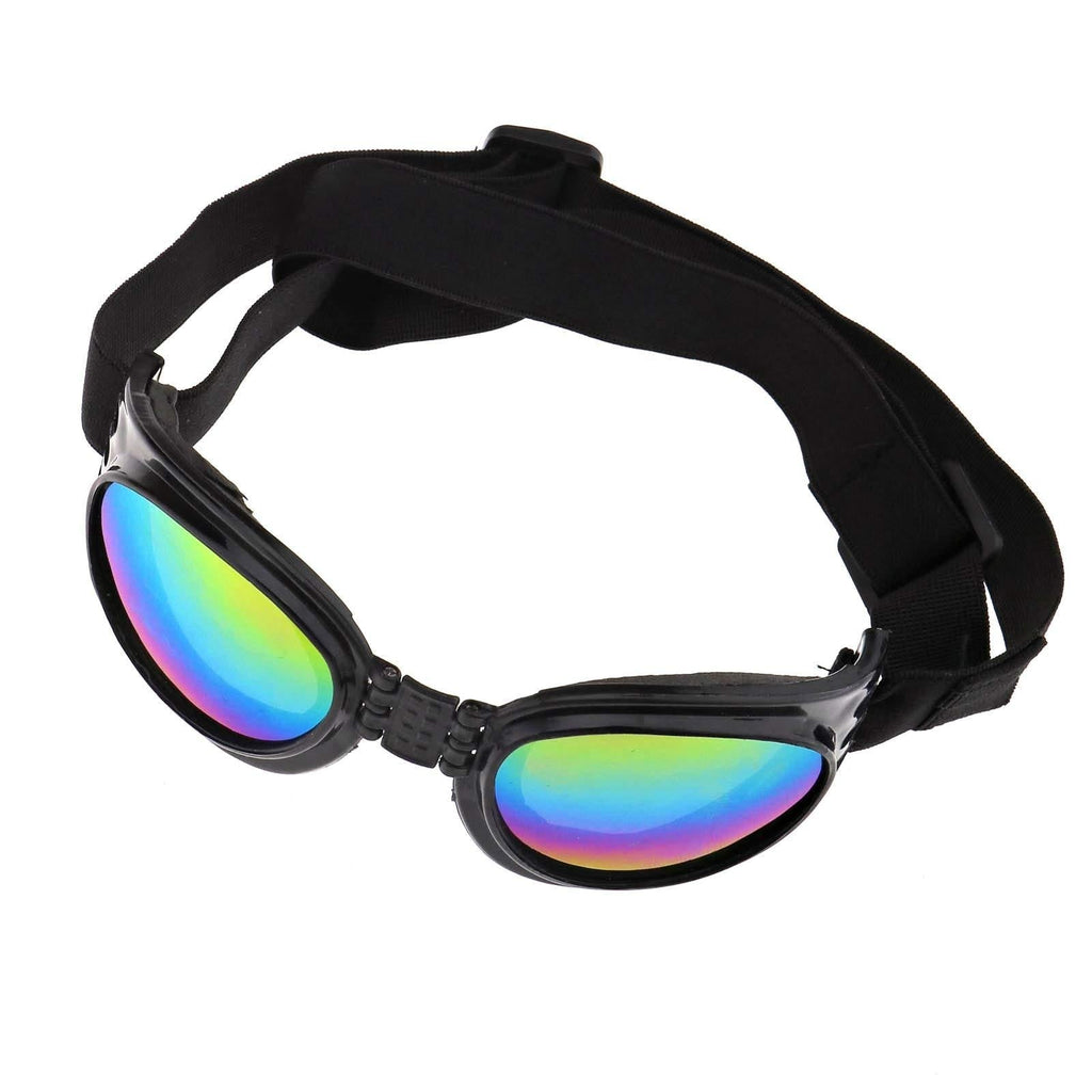 ENET Pet Sunglasses Dogs Doggy Folding UV Windproof Sun Glasses Protective Eye Wear Goggle Adjustable Strap - PawsPlanet Australia