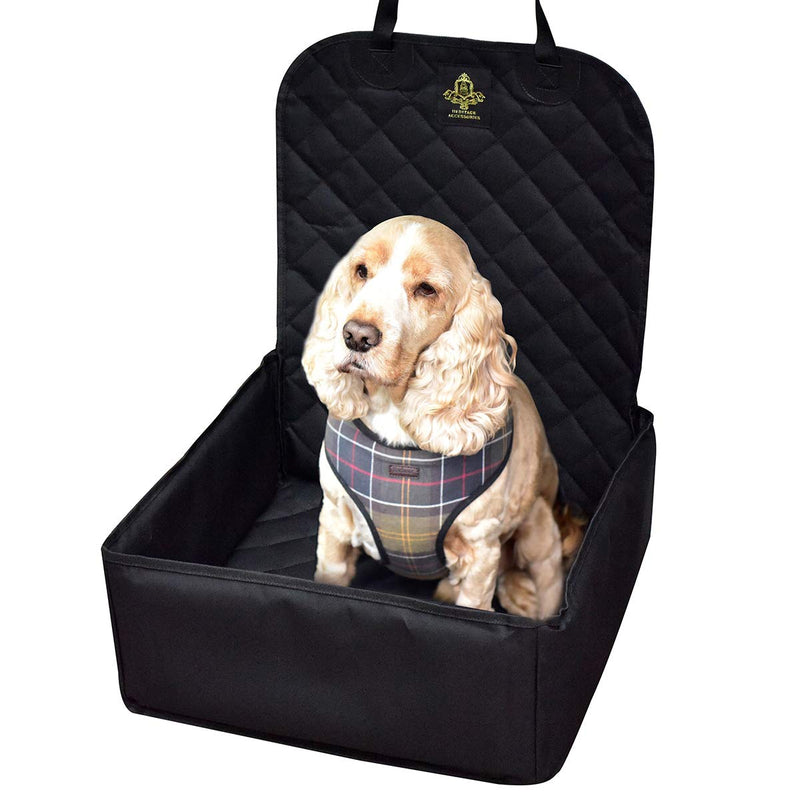 Dog Car Seat with Safety Harness Seat Belt - Pet Puppy Waterproof Travel Dog Car Seat Protector Cover Car Accessories - PawsPlanet Australia