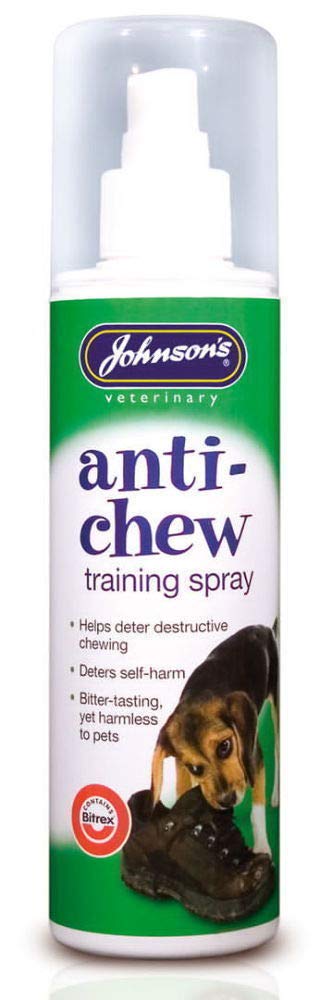 Johnson's Anti Chew Training Spray Behaviour Spray Stop Chew No Chew Repellent (Anti-Chew Spray) Anti-Chew Spray - PawsPlanet Australia