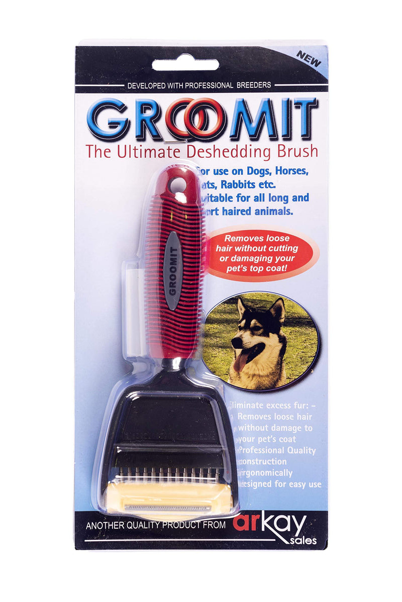 groomit “the ultimate deshedding tool “ for dogs, cats and horses reduces shedding by%90 - PawsPlanet Australia