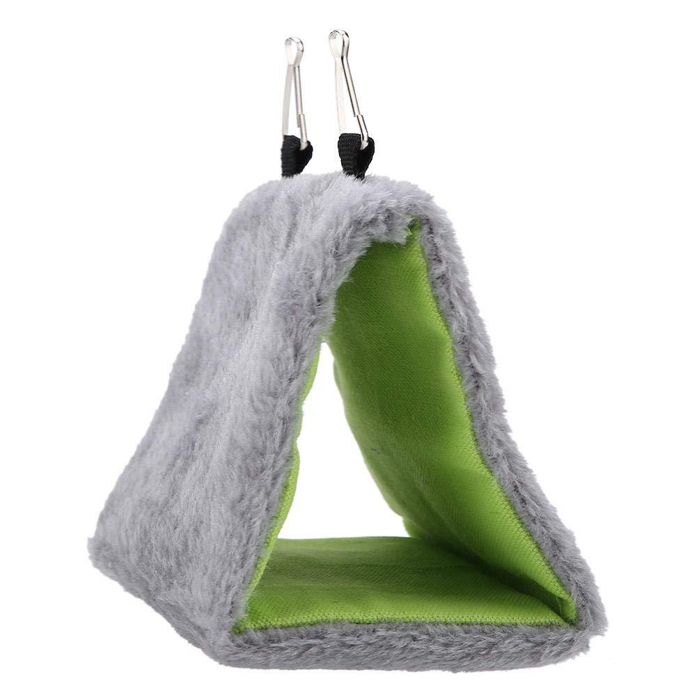 Warm Bird Nest House Soft Triangular Hut Hammock Hanging Cave Durable Parrots Snuggle Hut Bed Pet Supply Birds Cage Toy - PawsPlanet Australia