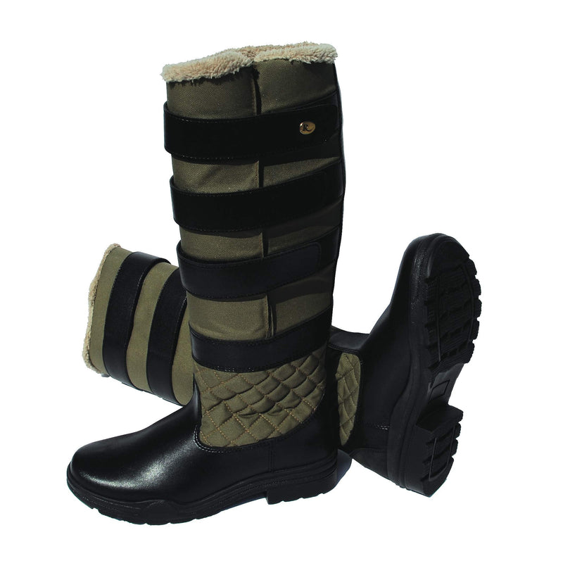 Rhinegold Riding Nevis Boot Size 3 (EU36) Black Sage - PawsPlanet Australia