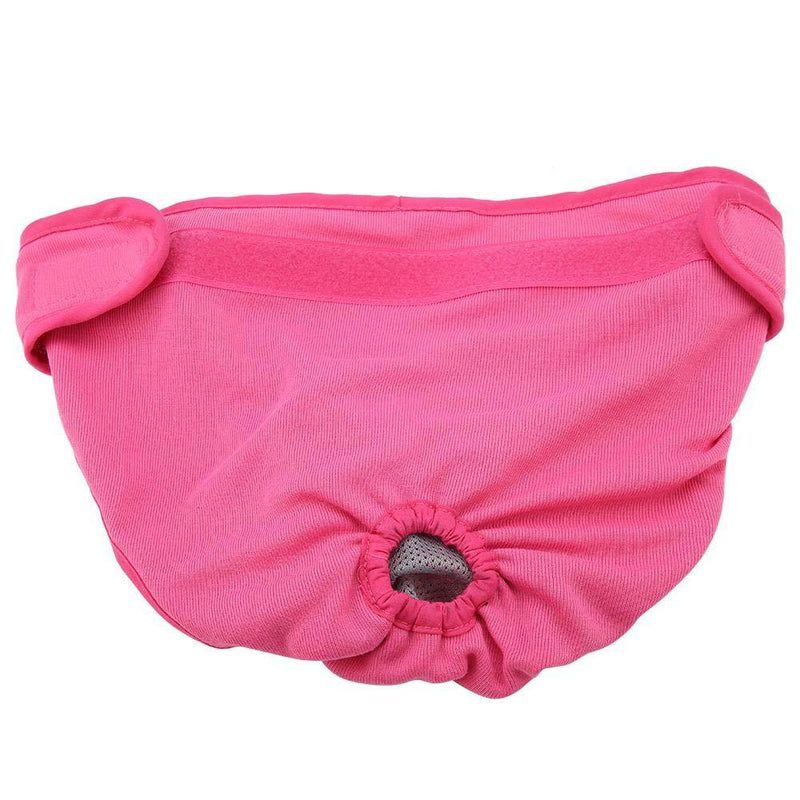 TOPINCN Dog Underwear Cotton Fabric Flexible Physiological Pants Puppy Female Pet Sanitary Diaper for Small Medium Large Dogs(M-Pink) M Pink - PawsPlanet Australia