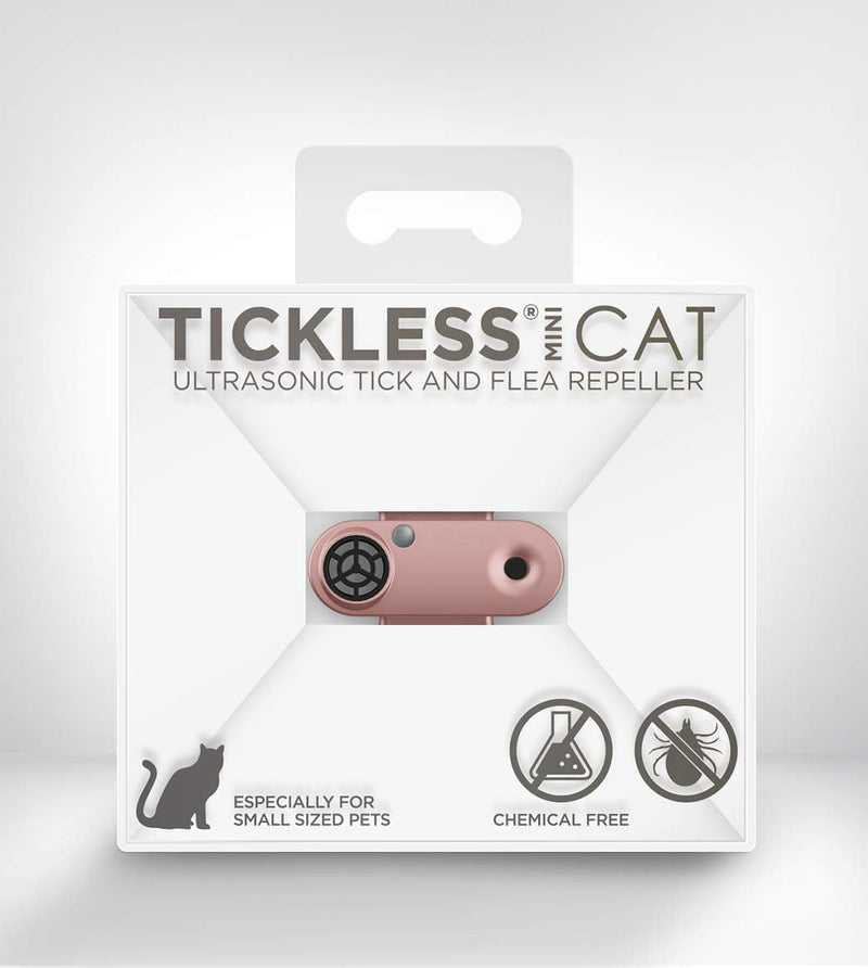 Tickless Mini Cat  Ultrasonic, Natural, Chemical-Free tick and flea Repeller  Rosegold - PawsPlanet Australia