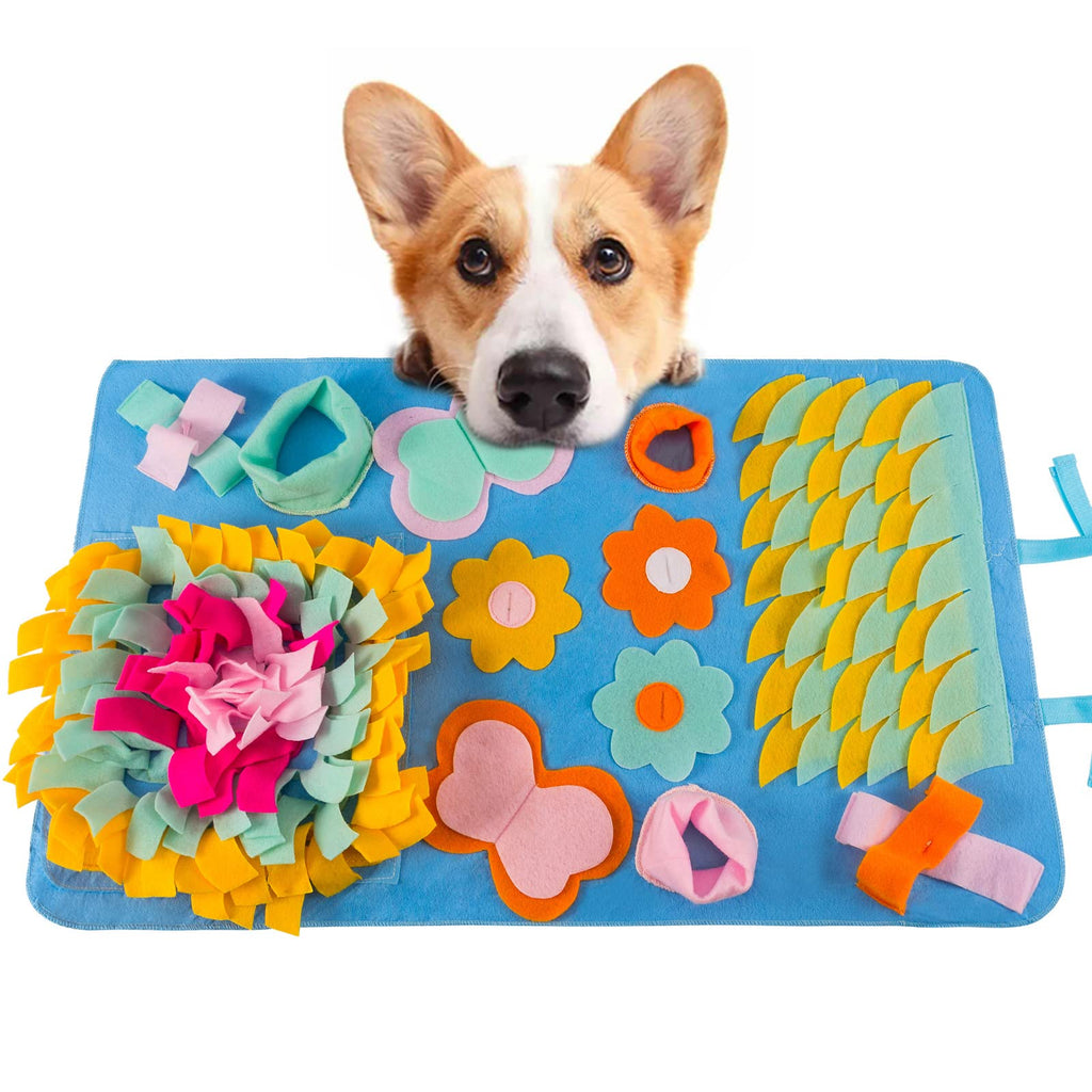 FREESOO Snuffle Mat for Dogs Pet Feeding Mat Puppy Training Pad Puzzle Toys Foraging Mat - PawsPlanet Australia