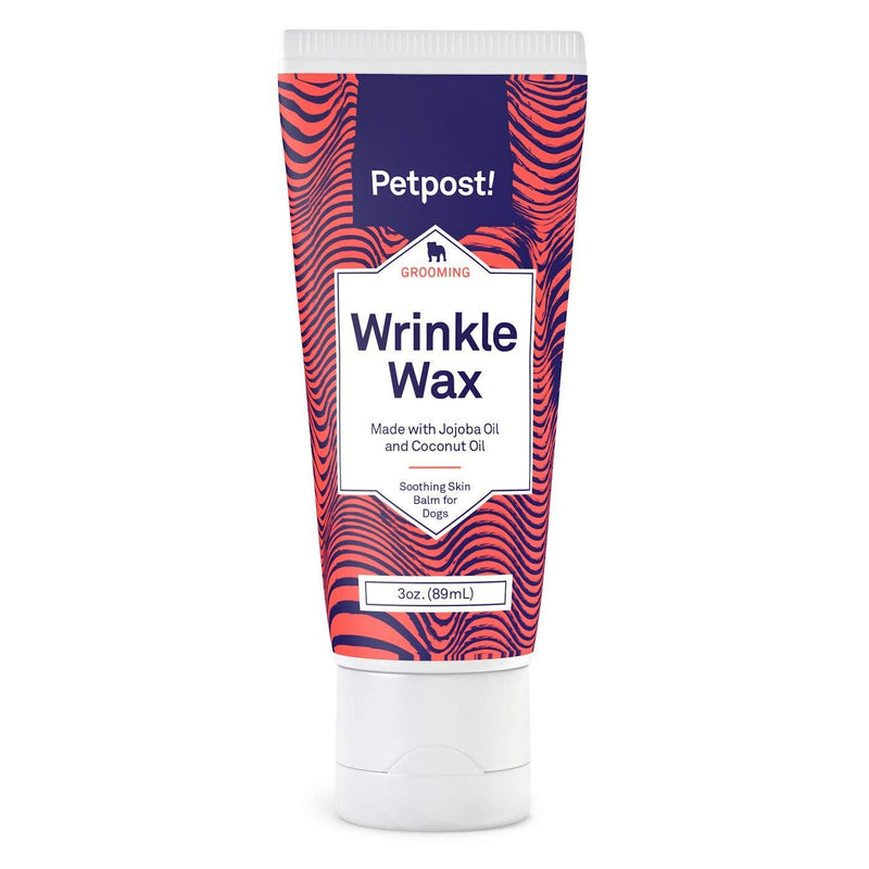 Petpost | Bulldog Wrinkle Wax for Dogs - Cleans & Protects Pug Wrinkles and Folds - Avocado, Jojoba, and Coconut Oil Balm (89 mL) 89 ml (Pack of 1) - PawsPlanet Australia