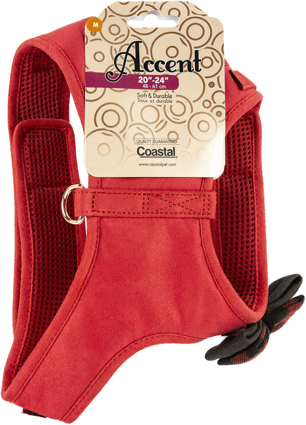 COASTAL PET PRODUCTS Accent Dog Harness RED, One Size - PawsPlanet Australia