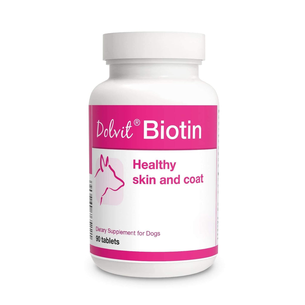PETS Dolfos Dolvit Biotin 90 tablets Vitamins Minerals Healthy Skin and Shiny Coat for DOGS - PawsPlanet Australia