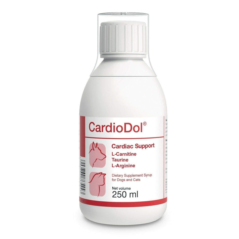PETS Dolfos CardioDol 250ml Heart Support Supplement for Cats and Dogs with L-Carnitine Taurine L-Arginine and Selenium - PawsPlanet Australia