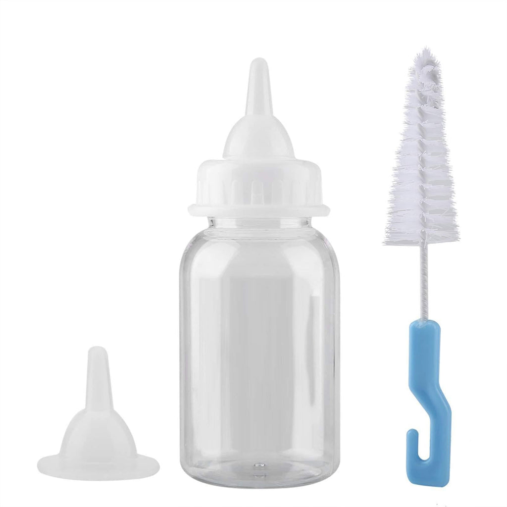 Puppy Kitten Feeding Bottle Pet Nurser Nursing Bottle Set for Puppies Kittens Feeding Kit Milk Nipple Feeder Bottles Nursing Care Set for Small Pet(125ml) - PawsPlanet Australia