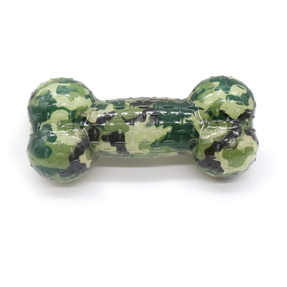 PUPWONG Dog Squeaky Chew Bone Toys With Bouncing Latex Squeak Floating Fetch Toy For Puppy and Dogs (Camouflage) Camouflage - PawsPlanet Australia