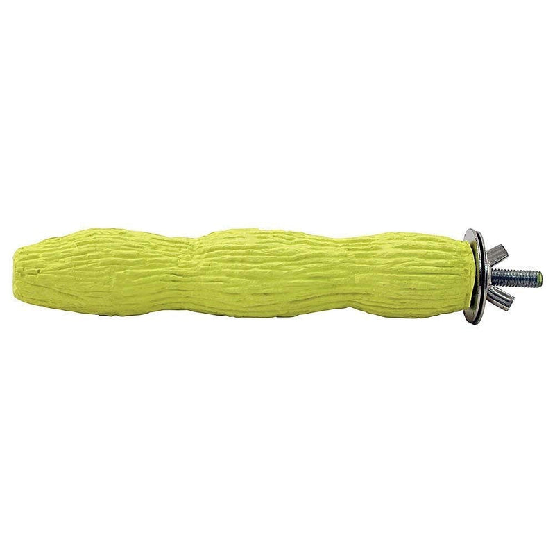 PARROT ESSENTIALS Textured Calcium Parrot Perch Sandpaper Perch  Edible Calcium for Birds like Budgie, Cockatiel, African Grey  Parrot and Budgie Mineral Block - 13cm Long Diameter 1.5cm Small - PawsPlanet Australia