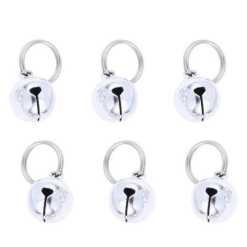 POPETPOP 5pcs Dog Cat Bells Dog Charm Bells with Key Rings Save Birds Wildlife for Collars Necklace Pendant Accessories - PawsPlanet Australia