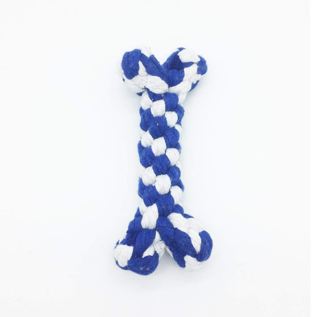 prettop Dog Rope Toys Bone Shape Durable for Chew - PawsPlanet Australia
