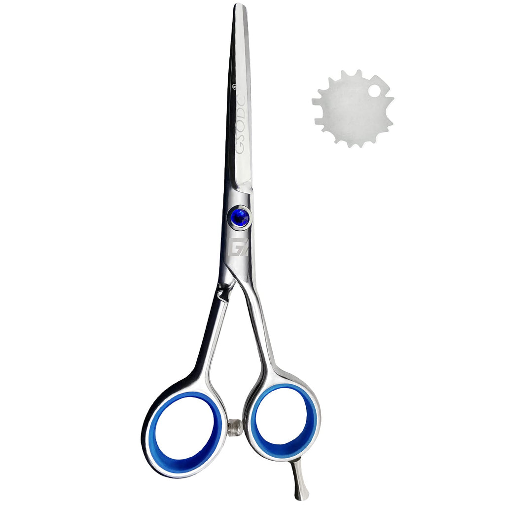 Hairdressing Scissors Professional Hair Shears 5 Inch Barber Scissors Hair Cutting Tool Trim the Bangs Pet Grooming Scissors GSODC 1 Count (Pack of 1) - PawsPlanet Australia