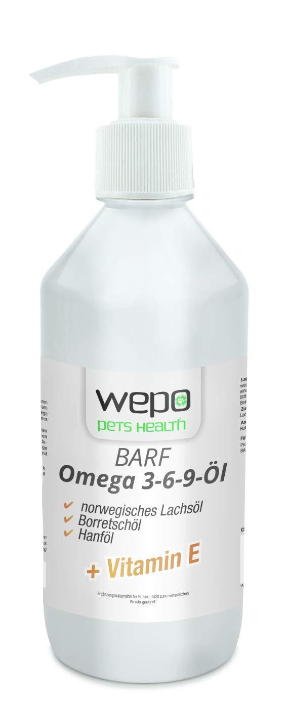 Wepo 3-6-9 Barf Dog Oil Quality 100% Natural Omega 3 6 9 Fur Skin Hair Oil - PawsPlanet Australia