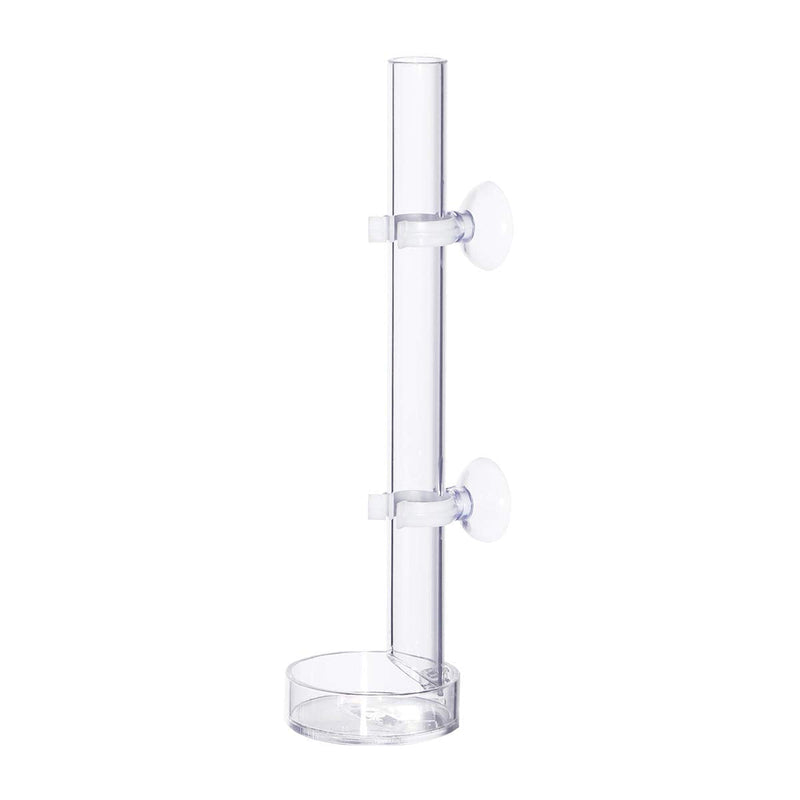 POPETPOP Clear Acrylic Assembled Shrimp Feeder Tube Tray for Fish Tank Aquarium Crystal Shrimp - PawsPlanet Australia