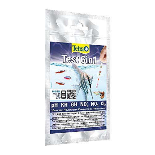 Tetra 6 in 1 Test Strip Water Test Kit (10 Strips) - PawsPlanet Australia