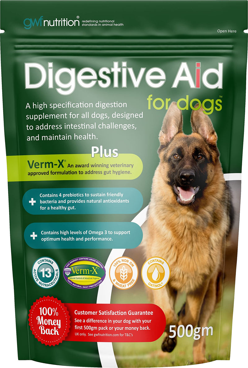 GWF Nutrition Digestive Aid For Dogs 500 gm - PawsPlanet Australia