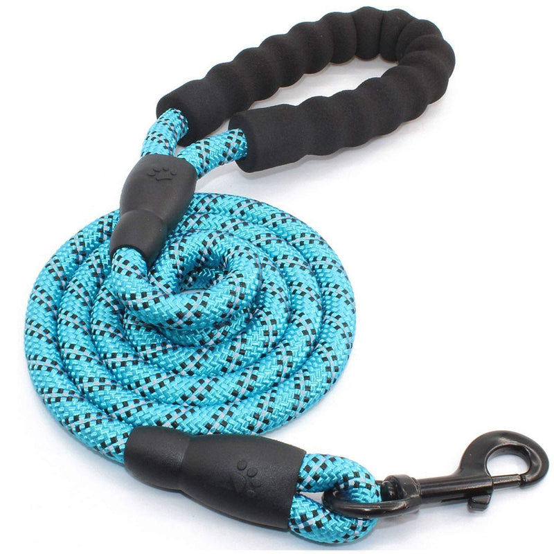 Home-Neat 5 FT Strong Dog Lead with Comfortable Padded Handle and Highly Reflective Threads for Small, Medium and Large Dogs (Blue) Blue - PawsPlanet Australia