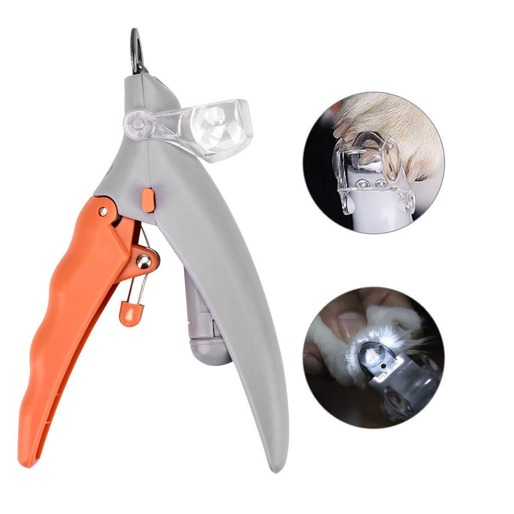 Queta Pet Nail Clipper, Dog Nail Trimmer and Toenail Clippers, Pet Nail Scissor Great for Cats & Dogs, Features LED Light - PawsPlanet Australia