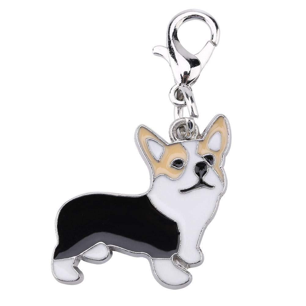 Dog Collar Metal Pet Collar Accessories Pet Dog Cat Puppy Tag Collar Animal Dog Shaped Pendant Pet Id Tags for All Breeds of Dogs(2#) 2# - PawsPlanet Australia