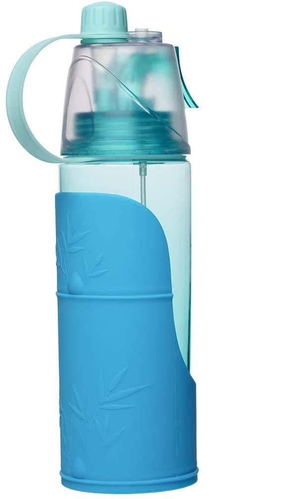 Locisne BPA Free 600ml Water Bottle Pet Watering Supplies for Dog Cat with Removable Silicone Bowl, Spray Water Perfect for Walking, Sports, Hiking, Camping - PawsPlanet Australia