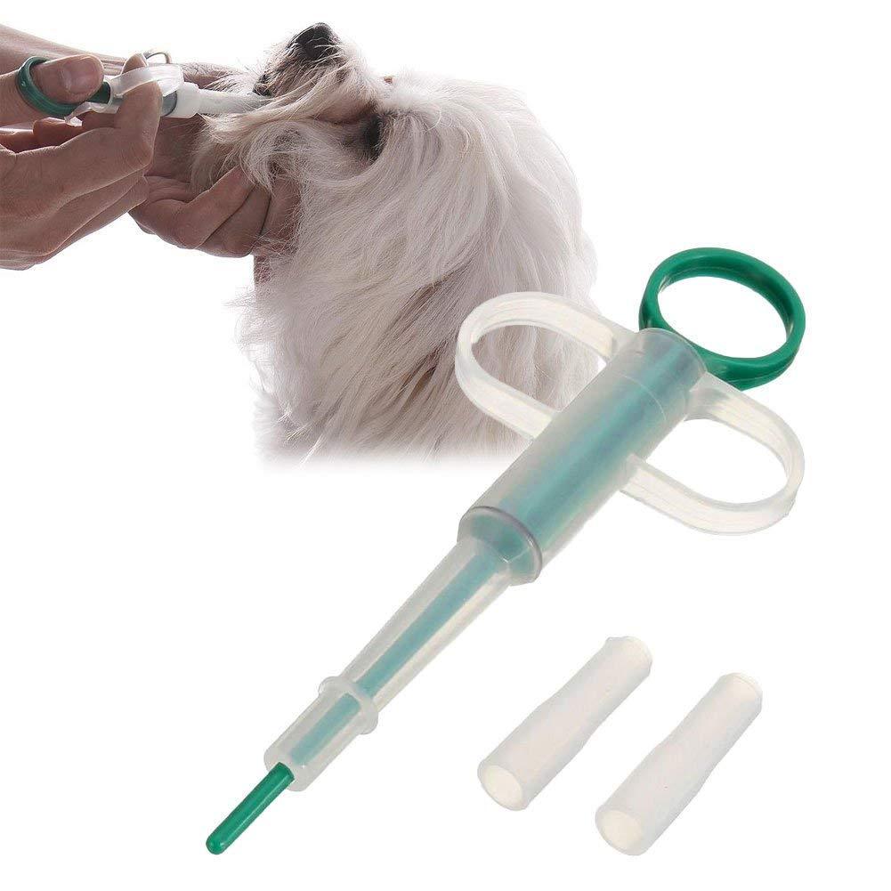 Yuan L Yan No.1 Best-Bag Plastic Pet Medicine Feeder Tablet Syringe Reusable Liquid Dispensing Injector for Dogs Cats Baby Animals Feed- Green - PawsPlanet Australia