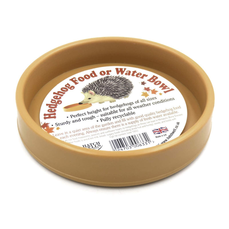 Hatchwell Hedgehog Bowl for Food or Water, 200 g, orange 1 - PawsPlanet Australia