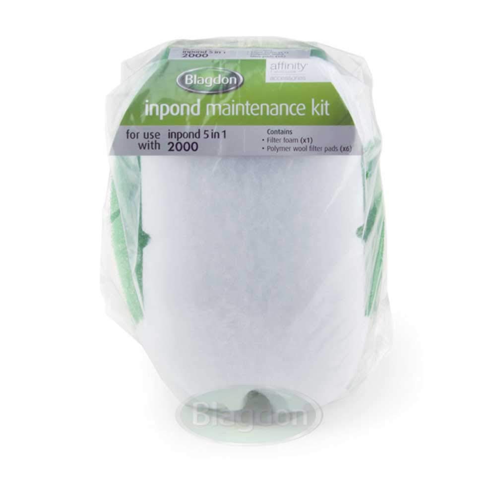 Blagdon Inpond 5 In 1 2000 Maintenance Kit, Replacement Filter Foam And Polymer Wool Filter Pad To Fit The Inpond 5 In 1 2000 Filter - PawsPlanet Australia