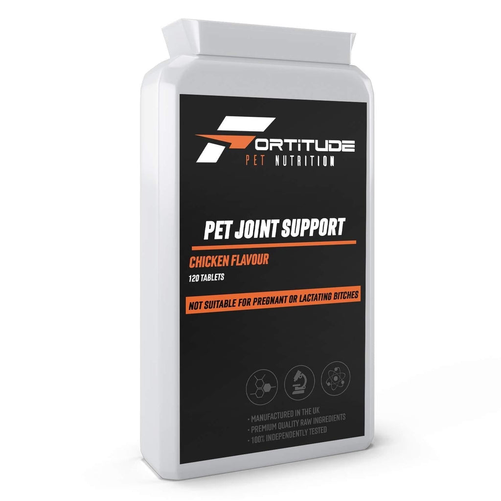 Pet Joint Support | Pet Joint Care Supplement For Dogs with Glucosamine, Chondroitin & MSM | 120 Chewable Chicken Flavoured Tablets - PawsPlanet Australia