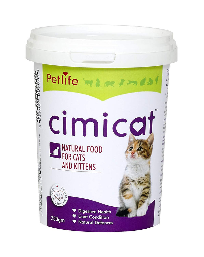 3 x Cimicat Milk Supplement Recomended by Vets for Cats & Kittens - with Vitamins Minerals & Proteins - 750g (3 x 250g) 3 250 g - PawsPlanet Australia