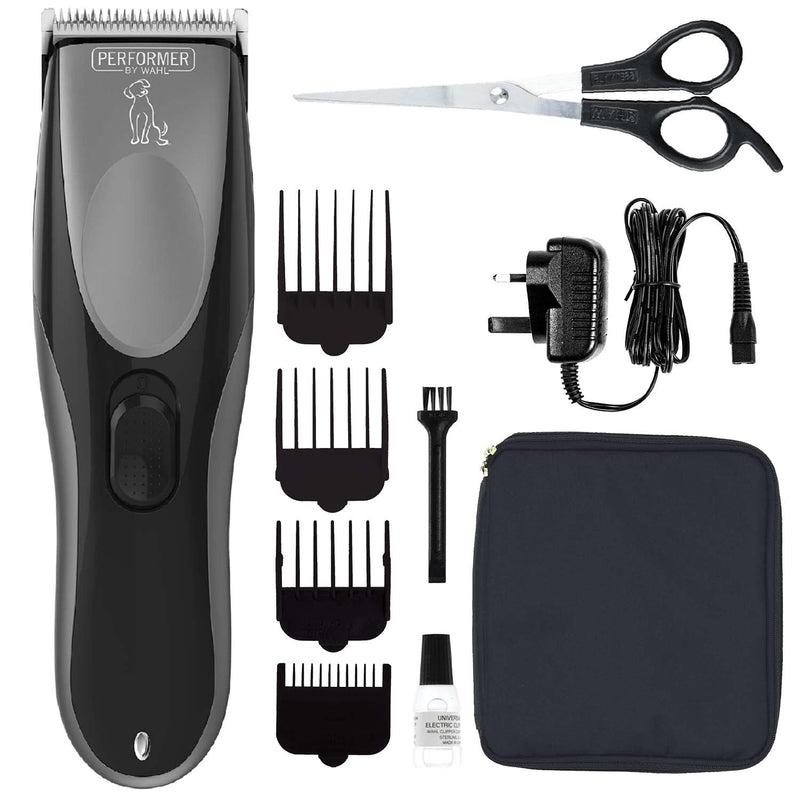 WAHL Performer Dog Clippers, Cordless Dog Grooming Kit, Low Noise and Vibration, Grooming Pets At Home, Ergonomic Design, Precision Ground Blade, AA Battery Included - PawsPlanet Australia