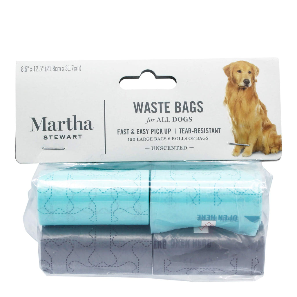 Martha Stewart Waste bags -120 count / 8 Rolls 120 Count - PawsPlanet Australia