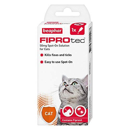 Beaphar FIPROtec Spot On Solution for Cats (1 Treatment 5 wks) 1 Treatment 5 wks - PawsPlanet Australia