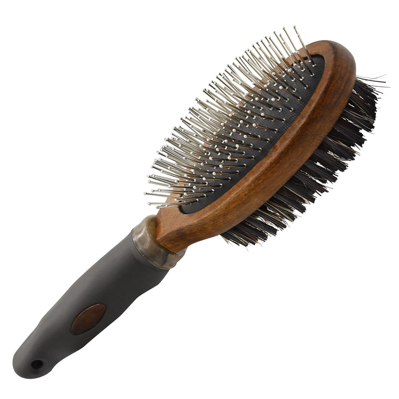 onebarleycorn - Double Side Dog Grooming Brush,Dog Cat Brushes for Grooming Pet Comb Brush Massage and Fur Shedding,Msuitable for Long and Short-haired Dogs or Cats - PawsPlanet Australia