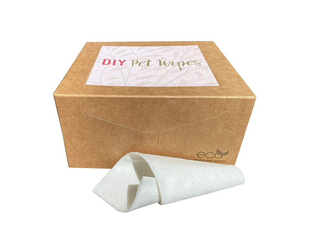 CannyMum Pet grooming wipes, pet towels, 200 cloths, compostable, plastic free, hypoallergenic large - PawsPlanet Australia