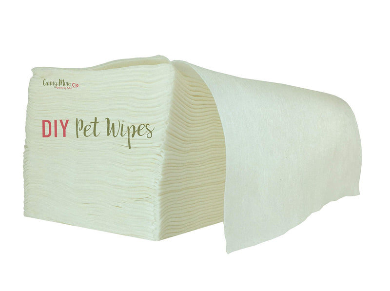 CannyMum, pet grooming wipes, soft pet towels, 100 cloths, chemical free, biodegradable, plastic free cloth - PawsPlanet Australia