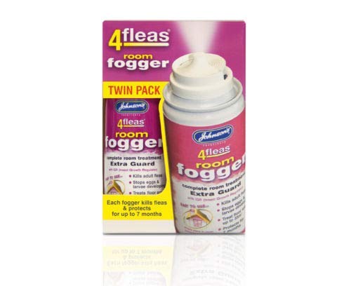 Johnson's 4Flea 4Fleas 4 Flea Household Flea Spray & Flea Room Fogger Foggers (Twin Pack Room Fogger) - PawsPlanet Australia