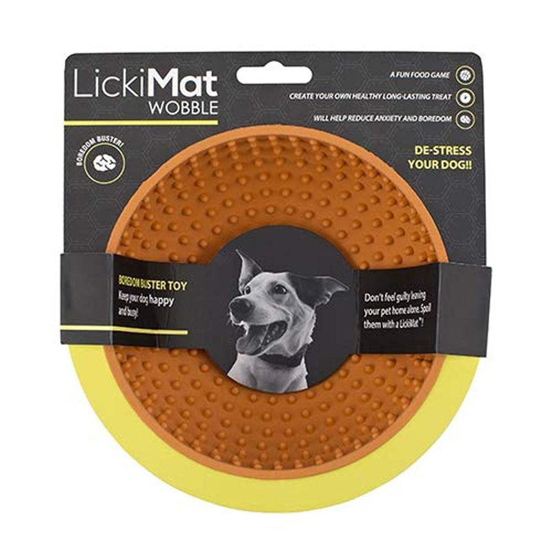 INDUSTRIPET LICKIMAT Wobble Orange - PawsPlanet Australia