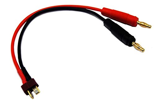 Overlander Deans to 4mm Gold Connectors Charge Lead # 2638 - PawsPlanet Australia