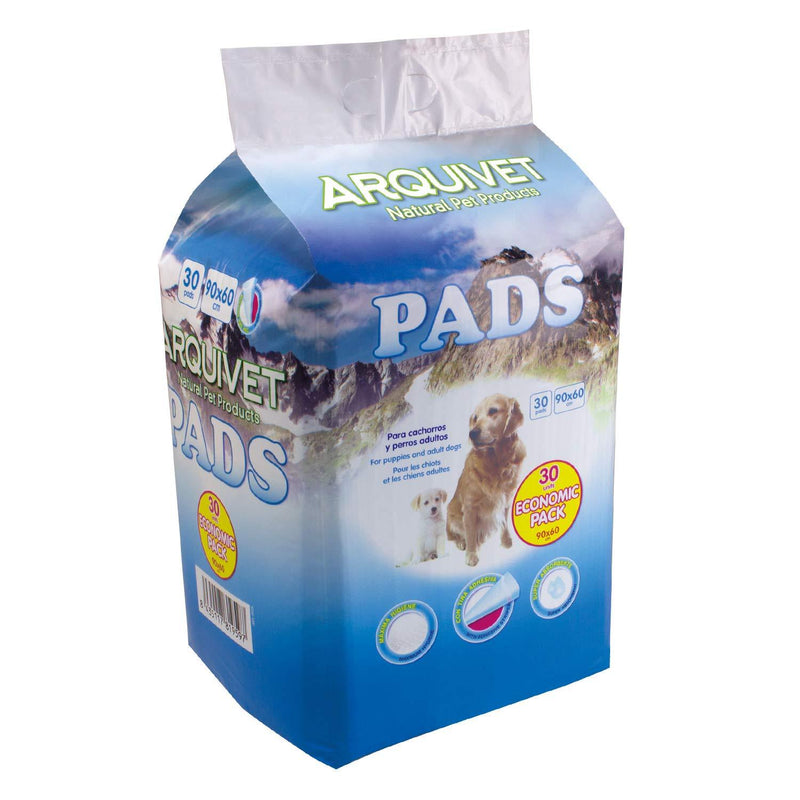 Arquivet Economic Pack – Hygienic Pads for Dogs – 30 Units – 90 x 60 cm - PawsPlanet Australia