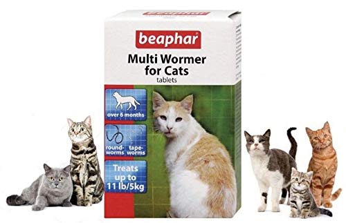 SIPW Beaphar Multi Wormer Tablet for Cats for Roundworm & Tapeworm Cat Worming Tablet (Cat Multi Wormer) - PawsPlanet Australia